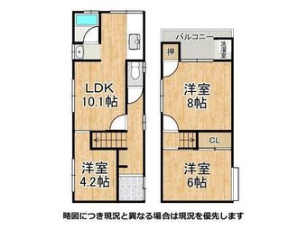 3DK house in Higashisumiyoshi Ward