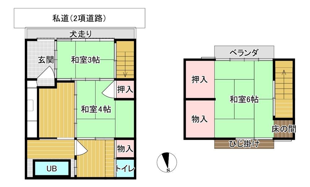 3K house in Kamigyo Ward, Kyoto - Photo 1