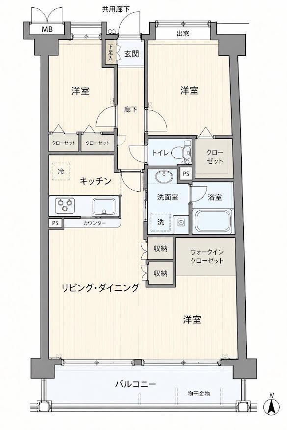 3LDK apartment in Otsu, Shiga - Photo 1