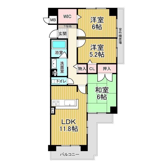 3LDK apartment in Himeji, Hyogo - Photo 1