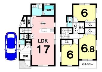 3LDK house in Naka Ward, Sakai