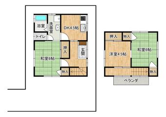 3DK house in Kazo