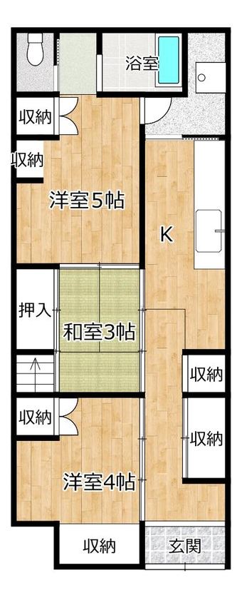 3K house in Kamigyo Ward