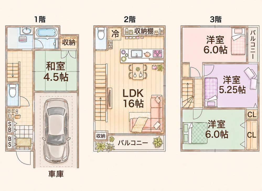 4LDK house in Higashinari Ward, Osaka - Photo 1