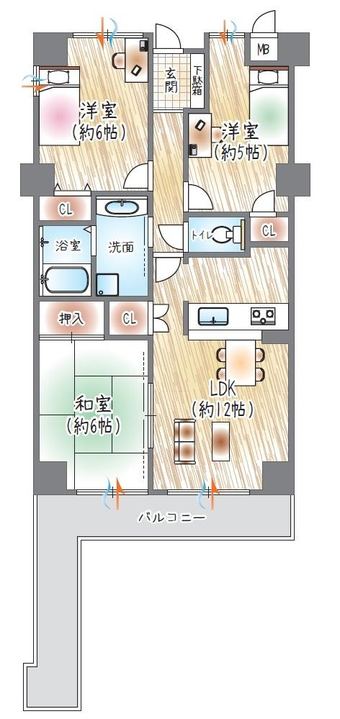3LDK apartment in Moriguchi