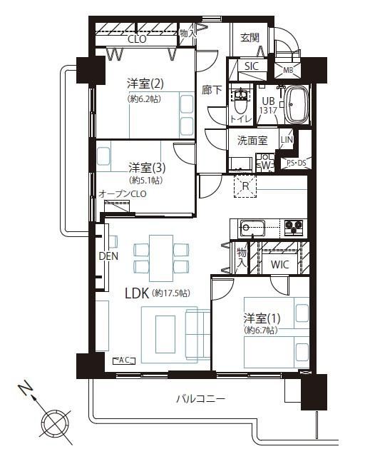 3LDK apartment in Hodogaya Ward, Yokohama, Kanagawa - Photo 1