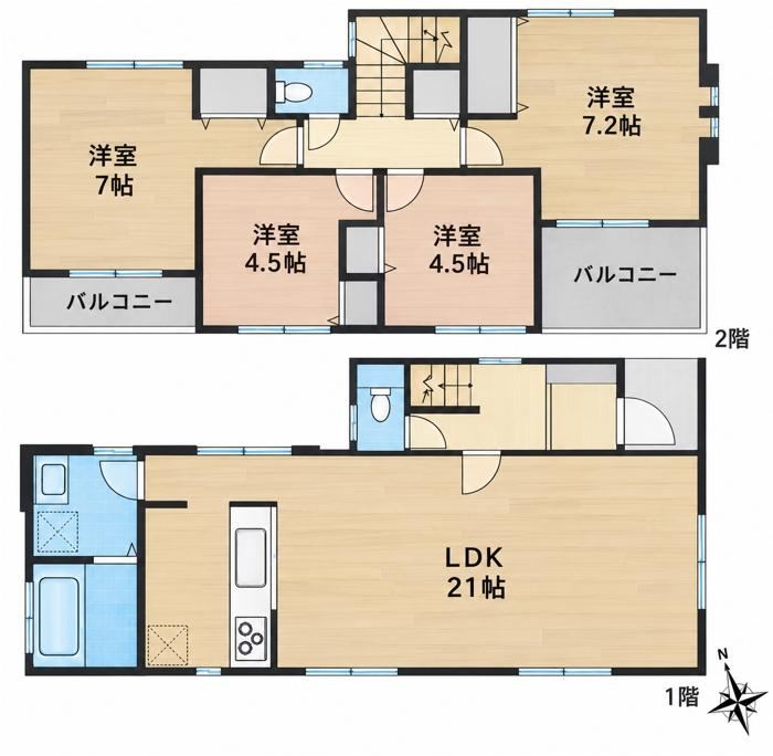 4LDK house in Takatsu Ward, Kawasaki, Kanagawa - Photo 1