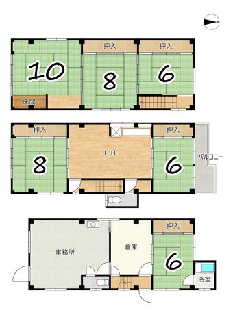 6LDK house in Ukyo Ward