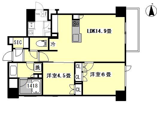 2LDK apartment in Shibuya Ward, Tokyo - Photo 1