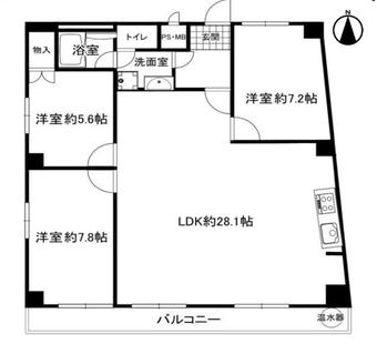 3LDK apartment in Tennoji Ward