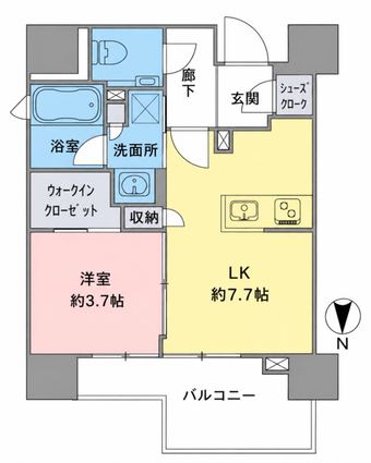 1DK apartment in Nakahara Ward, Kawasaki