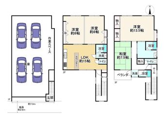 4LDK house in Kamigyo Ward