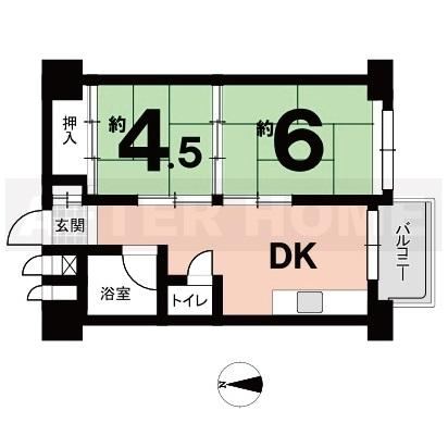 2DK apartment in Minami Ward, Kyoto - Photo 1