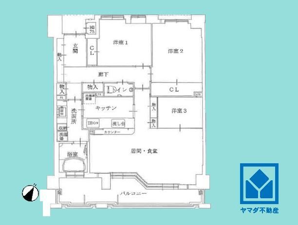 3LDK apartment in Nishinomiya, Hyogo - Photo 1