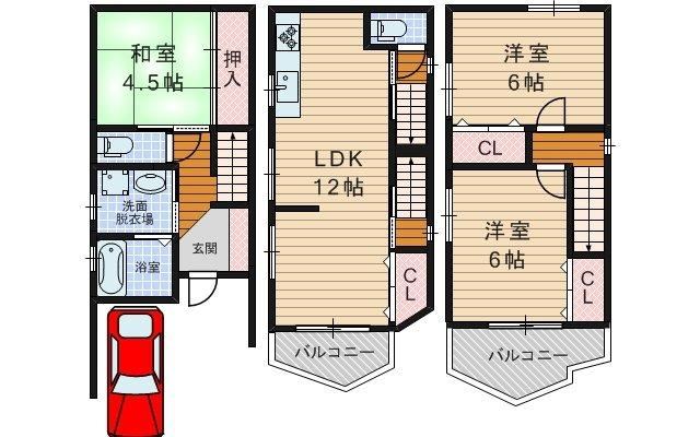 3LDK house in Toyonaka, Osaka - Photo 1