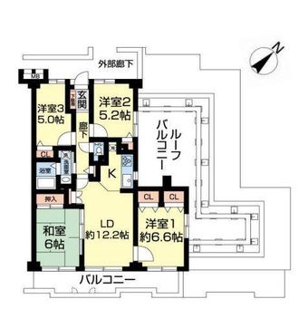 4LDK apartment in Fujimi