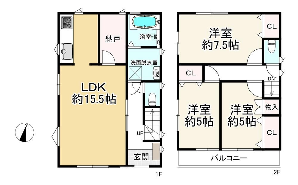 3LDK+S house in Katsushika Ward, Tokyo - Photo 1