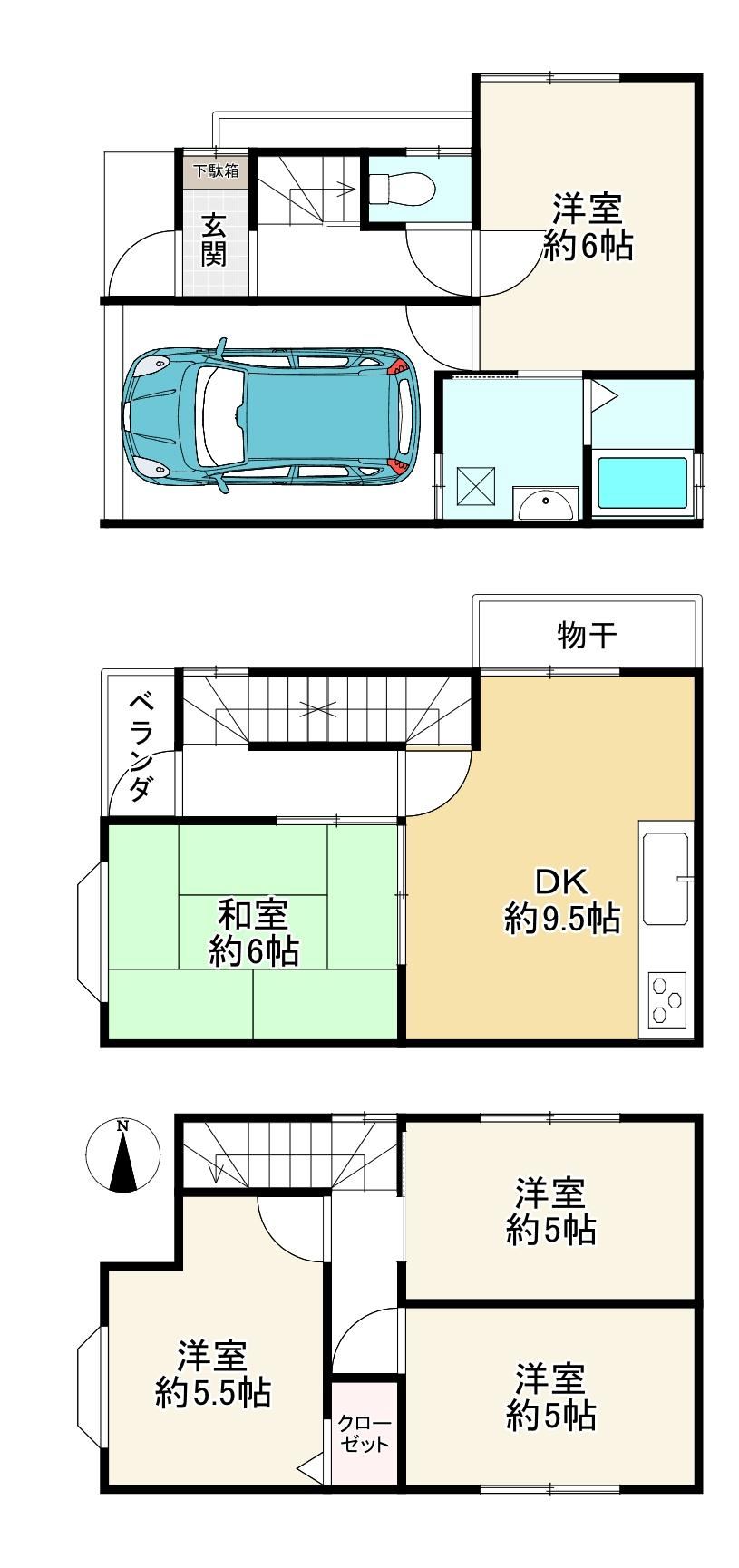 5DK house in Ukyo Ward, Kyoto - Photo 1