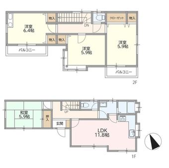 4LDK house in Niiza