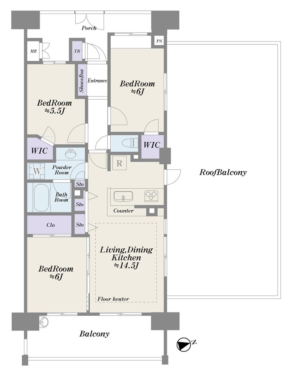 3LDK apartment in Nishitokyo, Tokyo - Photo 1