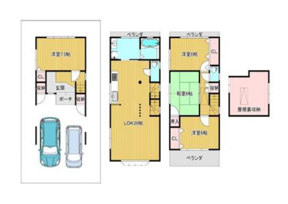 4LDK house in Higashiosaka, Osaka - Photo 1