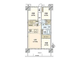 3LDK apartment in Ebina