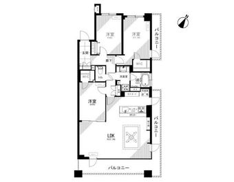 3LDK apartment in Aoba Ward, Yokohama