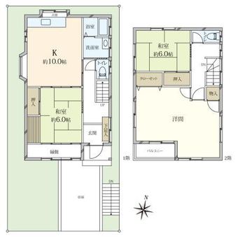 3DK house in Yachiyo