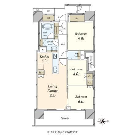 3LDK apartment in Taito Ward, Tokyo - Photo 1
