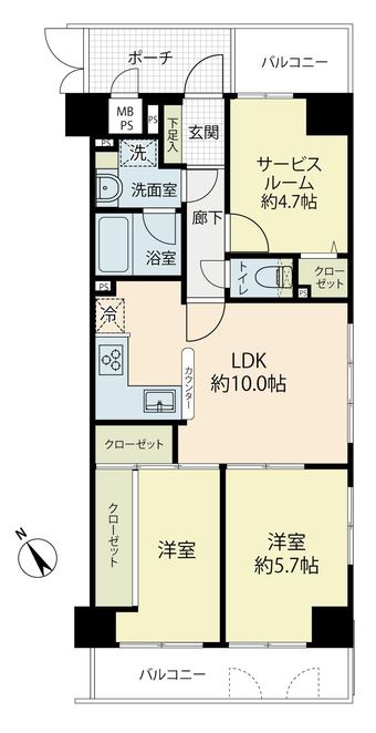 3LDK apartment in Minami Ward, Sagamihara