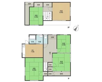 5DK house in Hitachi