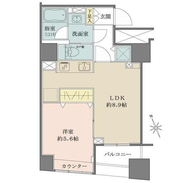 1LDK apartment in Minato Ward, Tokyo - Photo 1