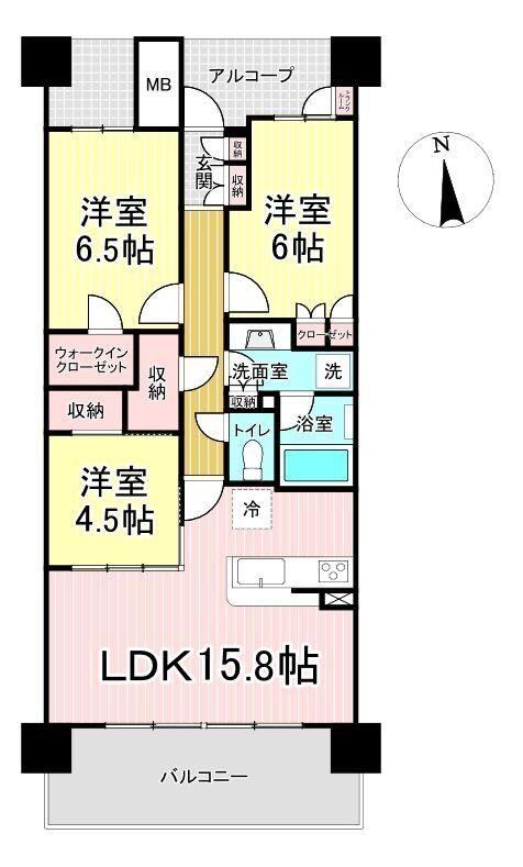 3LDK+S apartment in Taihaku Ward, Sendai, Miyagi - Photo 1