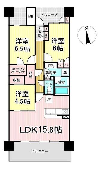3LDK+S apartment in Taihaku Ward, Sendai