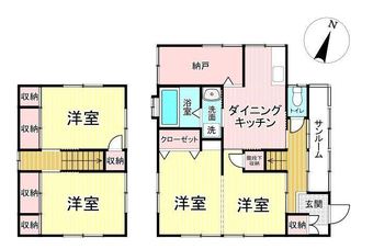4DK+S house in Taihaku Ward, Sendai