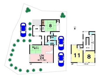 3LDK house in Ukyo Ward