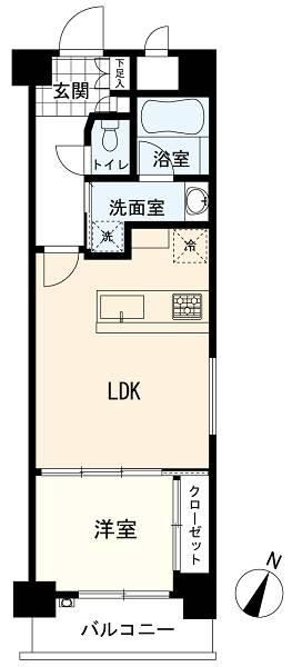 1LDK apartment in Minato Ward, Tokyo - Photo 1