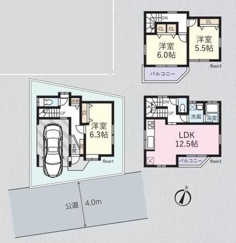3LDK house in Kawagoe, Saitama - Photo 1