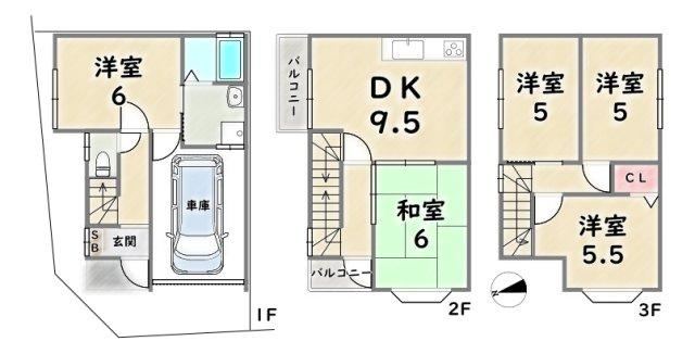 5DK house in Ukyo Ward, Kyoto - Photo 1