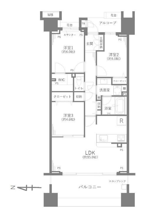 3LDK apartment in Setagaya Ward, Tokyo - Photo 1