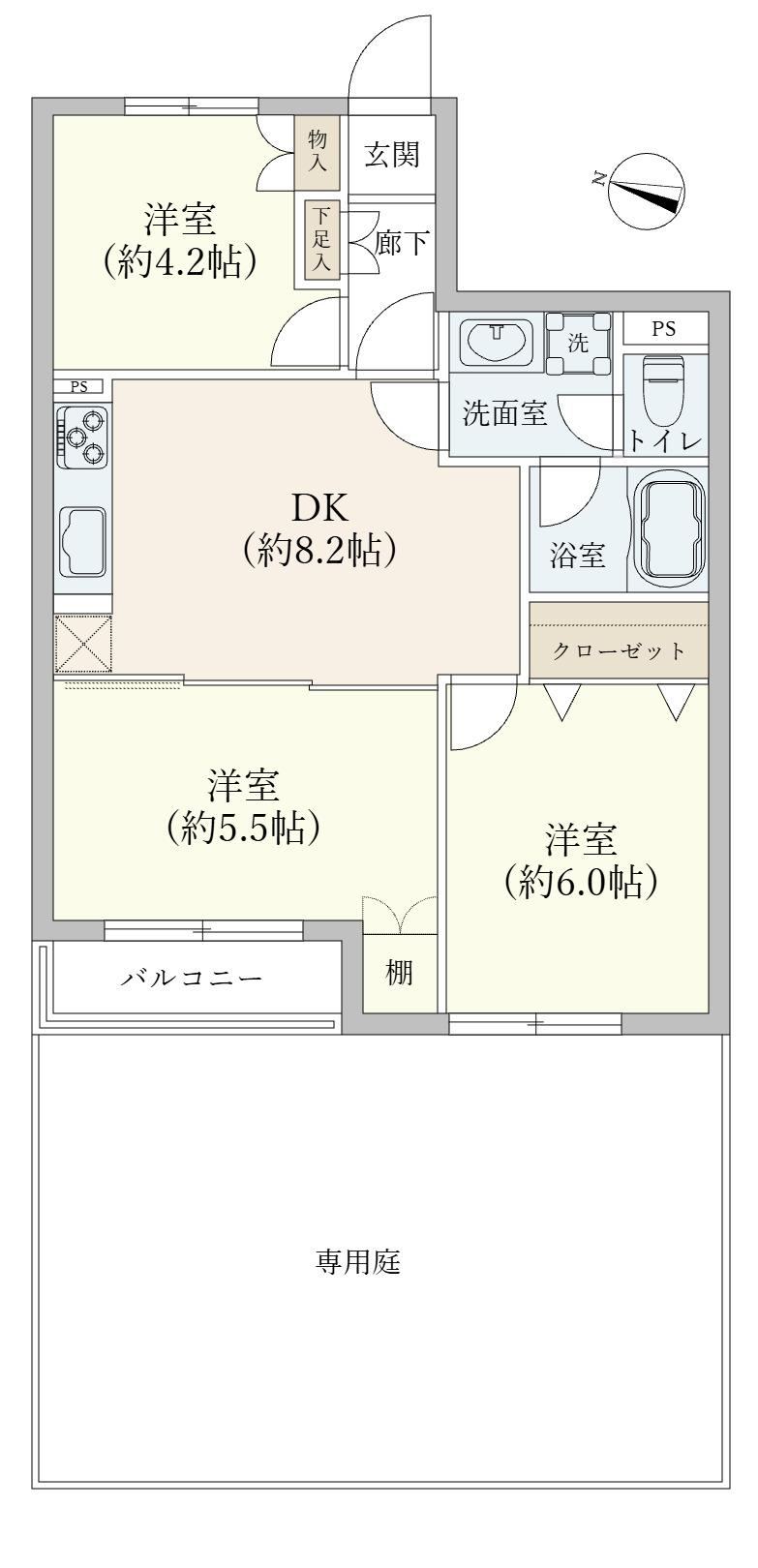 3DK apartment in Katsushika Ward, Tokyo - Photo 1