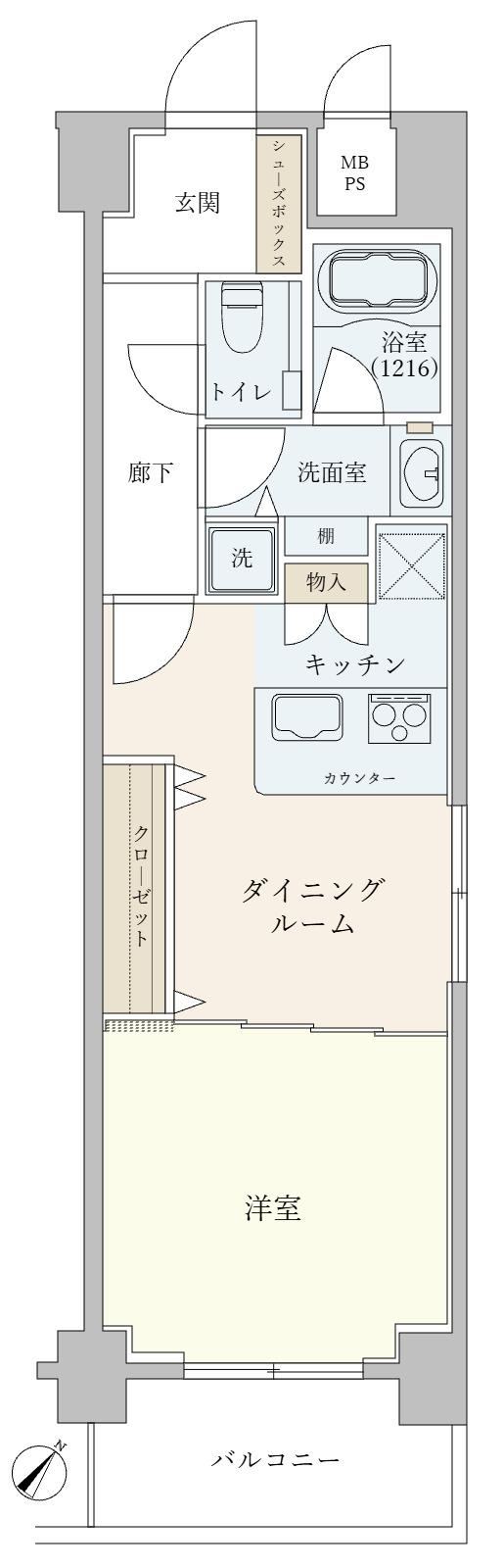 1LDK apartment in Minato Ward, Tokyo - Photo 1