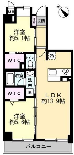 2LDK apartment in Kita Ward, Tokyo - Photo 1