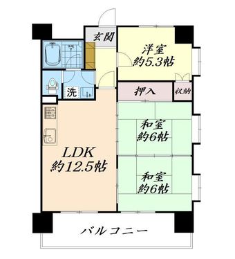 3LDK apartment in Aoba Ward, Sendai