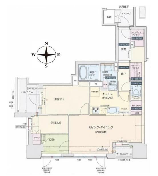 2LDK apartment in Chuo Ward, Osaka - Photo 1