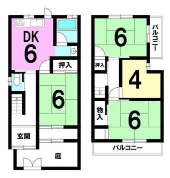 4DK house in Asahi Ward