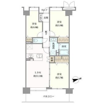 3LDK apartment in Sakura Ward