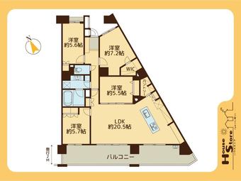 4LDK apartment in Midori Ward