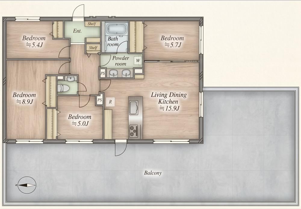 4LDK apartment in Kokubunji, Tokyo - Photo 1