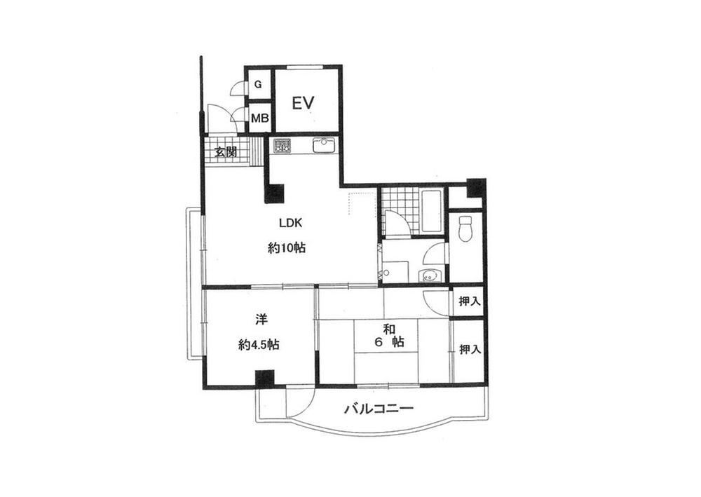2LDK apartment in Higashiosaka, Osaka - Photo 1